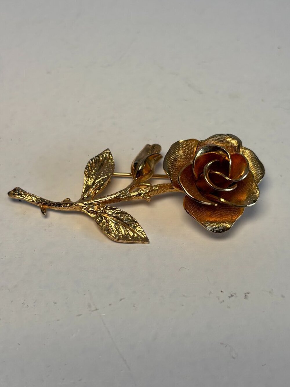 Vintage Rose Brooch Pin